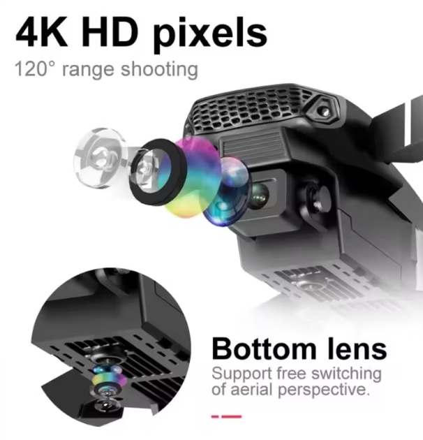 Dron Doble Camara 4k