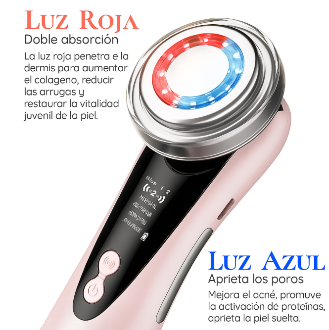 Masajeador Facial LedTerapia + Regalo Masajeador 3D