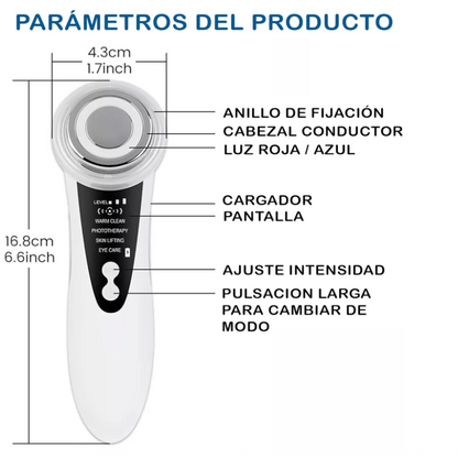 Masajeador Facial LedTerapia + Regalo Masajeador 3D
