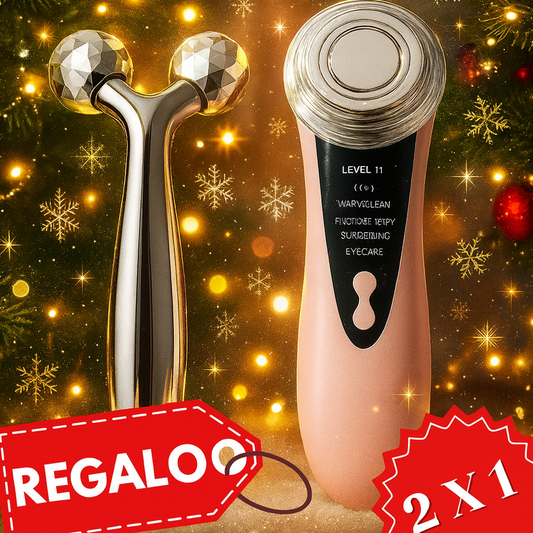 Masajeador Facial LedTerapia + Regalo Masajeador 3D